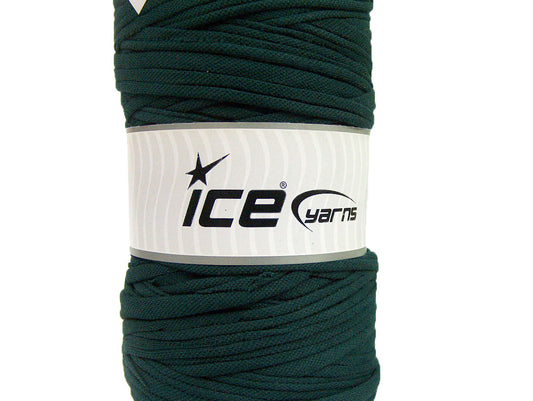 400 gr ICE UPCYCLED FABRIC (95% Cotton 5% Elastan) Yarn Dark Teal