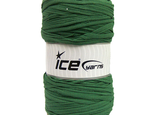 400 gr ICE UPCYCLED FABRIC (95% Cotton 5% Elastan) Hand Knitting Yarn Khaki