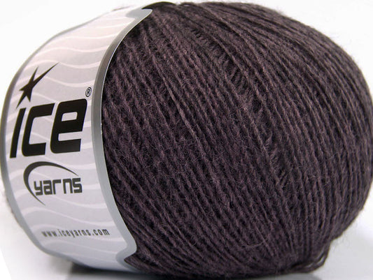 Lot of 8 Skeins ICE WOOL CORD SPORT (50% Wool) Hand Knitting Yarn Purple