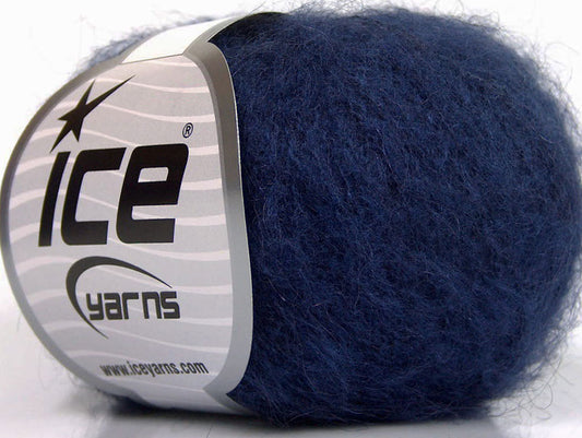 Lot of 10 Skeins ICE KID MOHAIR FINE (30% Kid Mohair) Hand Knitting Yarn Purple