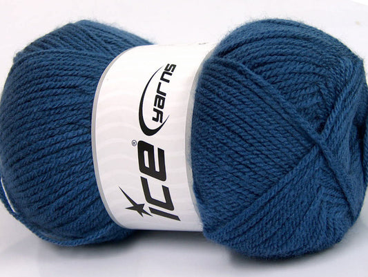 Lot of 4 x 100gr Skeins Ice Yarns GONCA Hand Knitting Yarn Blue
