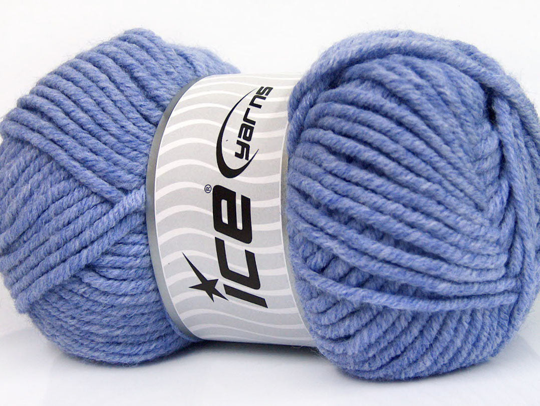 Lot of 4 x 100gr Skeins Ice Yarns SOFT TOUCH BULKY Hand Knitting Yarn Lilac