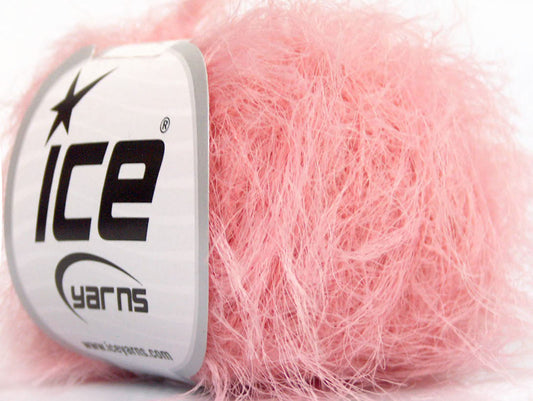 Lot of 8 Skeins ICE TECHNO Hand Knitting Yarn Pink