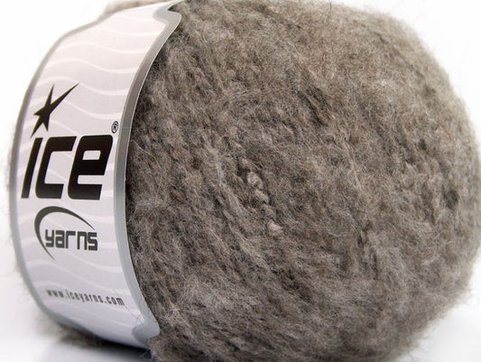 Lot of 8 Skeins ICE SALE WINTER (45% Wool) Hand Knitting Yarn Camel