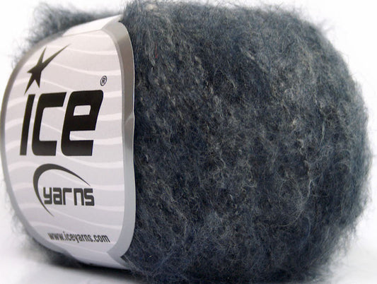 Lot of 10 Skeins ICE SALE WINTER (45% Wool) Hand Knitting Yarn Dark Navy