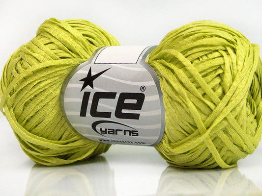 Lot of 8 Skeins Ice Yarns VIOLINO Hand Knitting Yarn Light Green