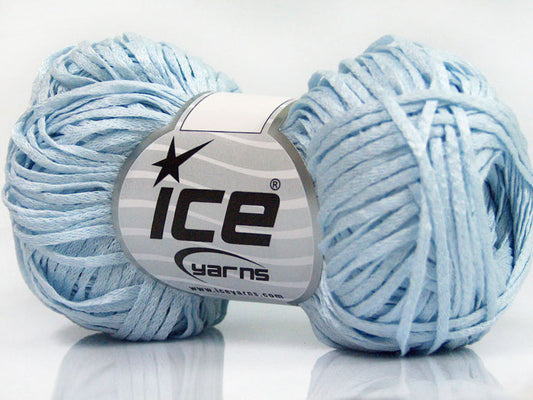 Lot of 8 Skeins Ice Yarns VIOLINO Hand Knitting Yarn Light Blue