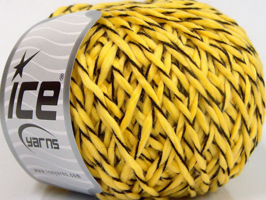 Lot of 8 Skeins ICE COLOR ACRYL Hand Knitting Yarn Yellow
