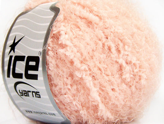 Lot of 8 Skeins Ice Yarns POLAR SOFT Hand Knitting Yarn Light Salmon