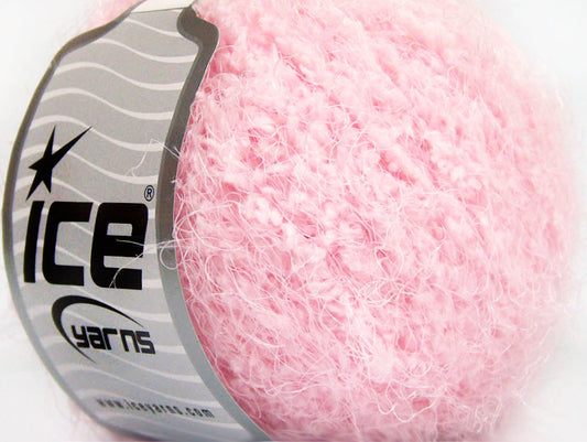 Lot of 8 Skeins Ice Yarns POLAR SOFT Hand Knitting Yarn Baby Pink