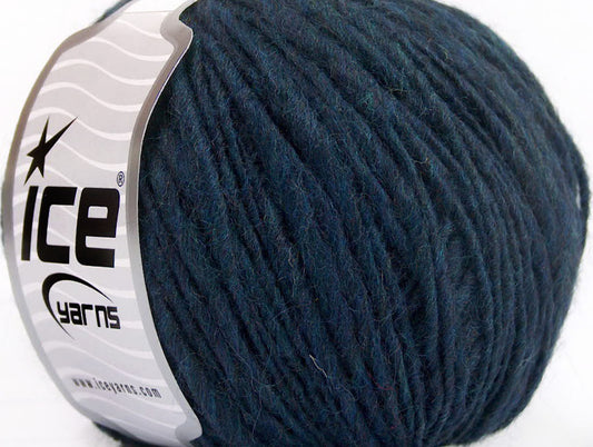 Lot of 8 Skeins Ice Yarns FIAMMATO (45% Wool) Hand Knitting Yarn Navy