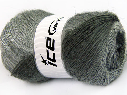 Lot of 4 x 100gr Skeins Ice Yarns ALPACA ACTIVE (20% Alpaca 20% Wool) Yarn Grey Shades