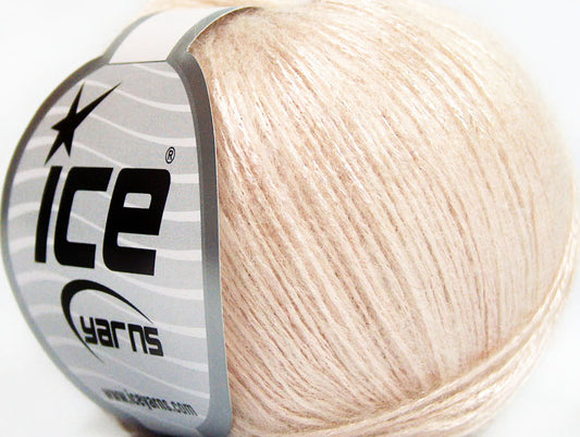 Lot of 8 Skeins ICE ROCK STAR FINE (19% Merino Wool) Yarn Powder Pink