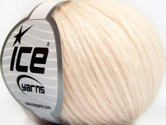 Lot of 8 Skeins ICE WOOL SOFTAIR (30% Wool) Hand Knitting Yarn Powder Pink