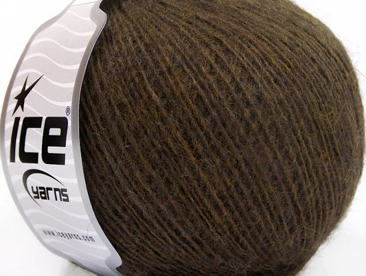Lot of 8 Skeins Ice Yarns ROSE ALPACA (25% Alpaca 20% Wool) Yarn Brown