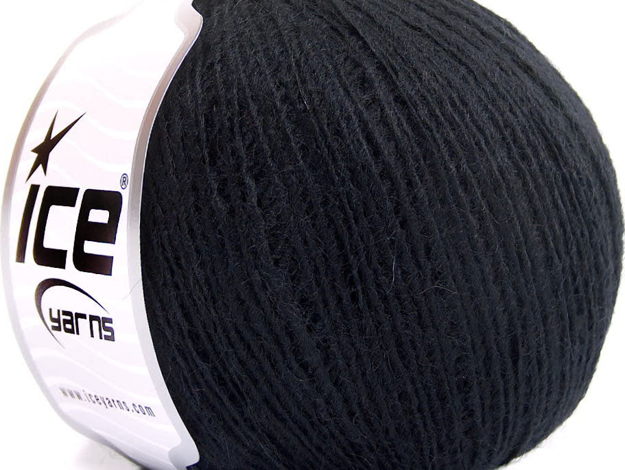 Lot of 8 Skeins ICE ROSE ALPACA (25% Alpaca 20% Wool) Hand Knitting Yarn Navy