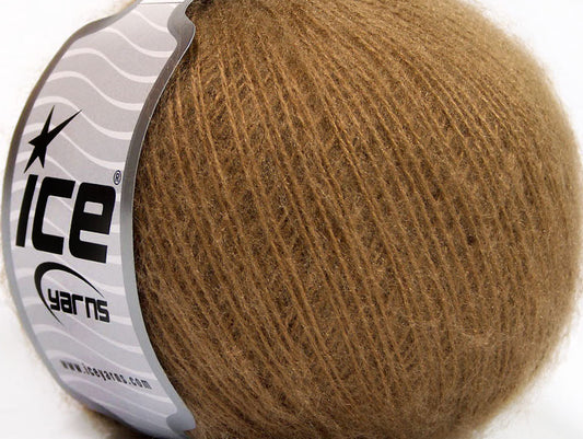Lot of 8 Skeins Ice Yarns SALE WINTER Hand Knitting Yarn Caramel