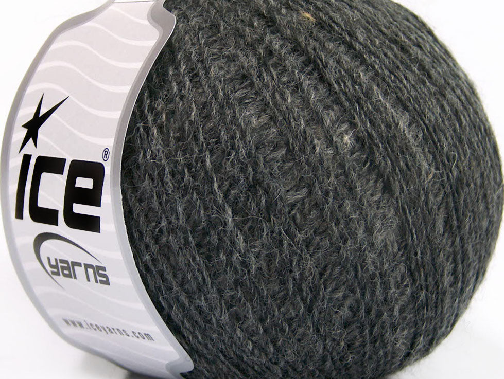 Lot of 8 Skeins ICE PERU ALPACA FINE (25% Alpaca 50% Merino Wool) Yarn Grey Shades