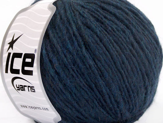 Lot of 8 Skeins Ice Yarns FIAMMATO (45% Wool) Hand Knitting Yarn Navy