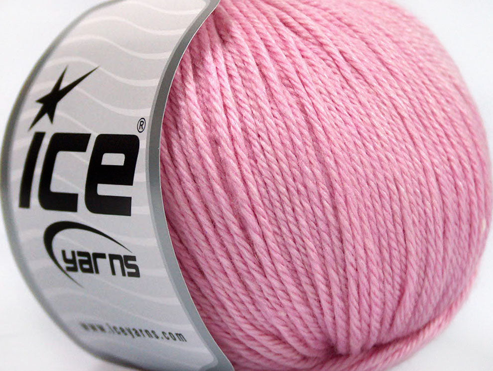 Lot of 4 Skeins Ice Yarns CASHMERE SILK (20% Cashmere 50% Silk) Yarn Pink