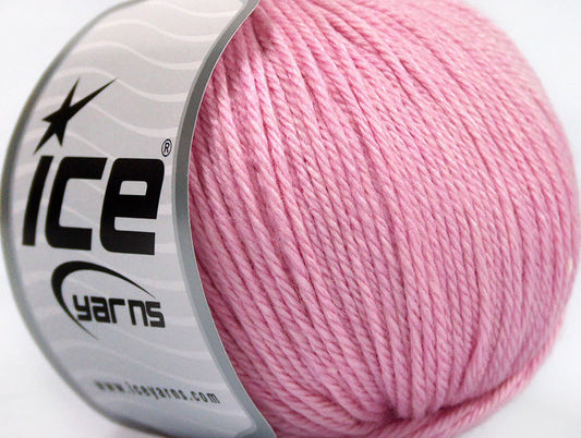 Lot of 4 Skeins Ice Yarns CASHMERE SILK (20% Cashmere 50% Silk) Yarn Pink
