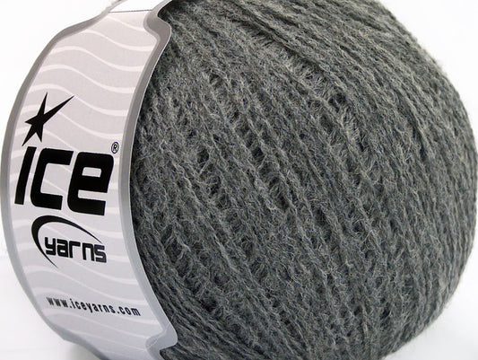 Lot of 8 Skeins Ice Yarns MASTER ALPACA FINE (25% Alpaca 25% Merino Wool) Yarn Grey