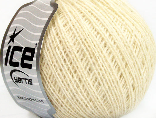 Lot of 8 Skeins ICE MASTER ALPACA FINE (25% Alpaca 25% Merino Wool) Yarn Cream