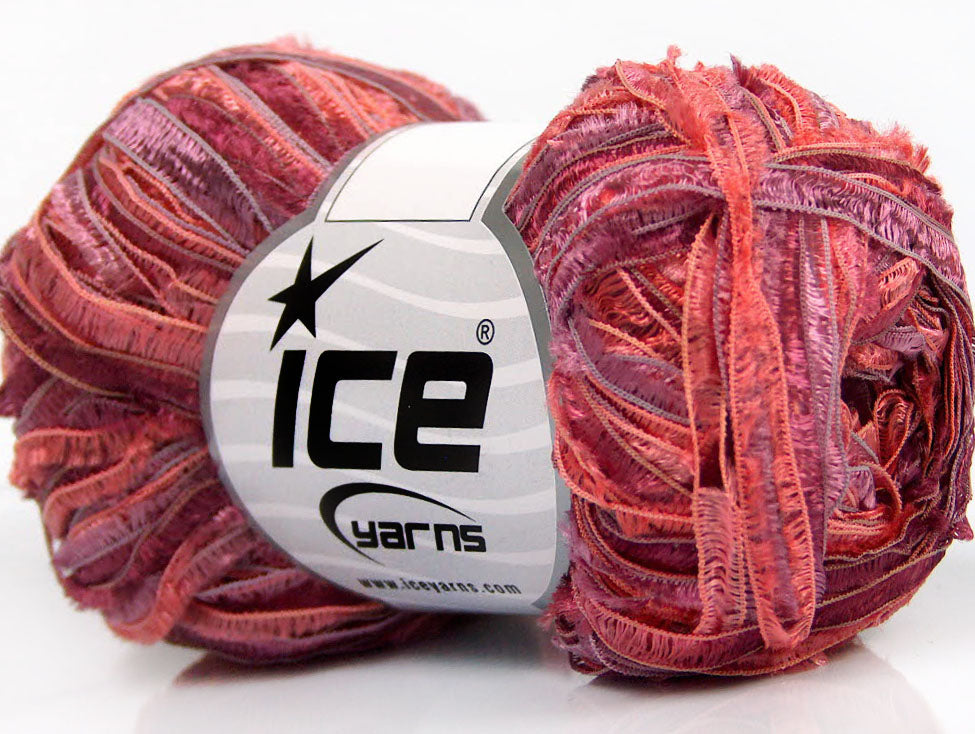 Lot of 8 Skeins ICE MISC SALE Hand Knitting Yarn Salmon Lilac