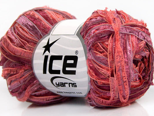 Lot of 8 Skeins ICE MISC SALE Hand Knitting Yarn Salmon Lilac