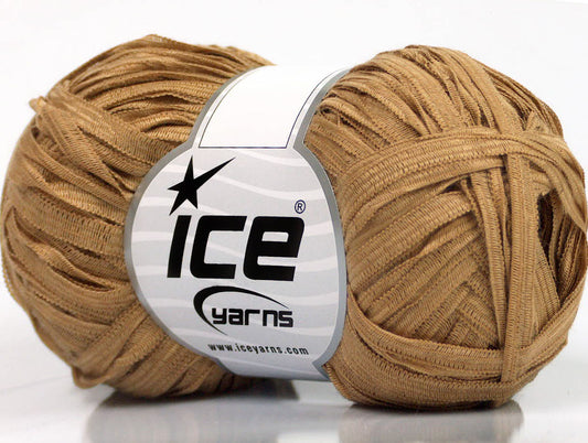 Lot of 8 Skeins Ice Yarns BINARIO Hand Knitting Yarn Cafe Latte