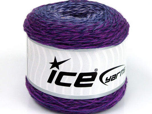 Lot of 2 Skeins ICE CAKES SOCK (75% Superwash Wool) Yarn Purple Shades Lilac