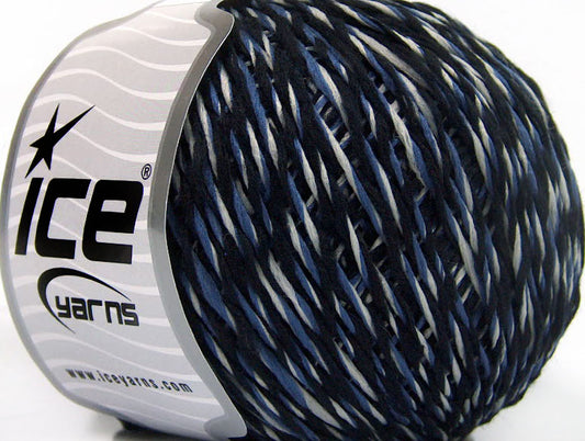Lot of 8 Skeins ICE SALE WINTER (40% Wool) Hand Knitting Yarn Blue Black Grey
