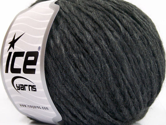 Lot of 8 Skeins ICE ETNO ALPACA (25% Alpaca 50% Merino Wool) Yarn Grey