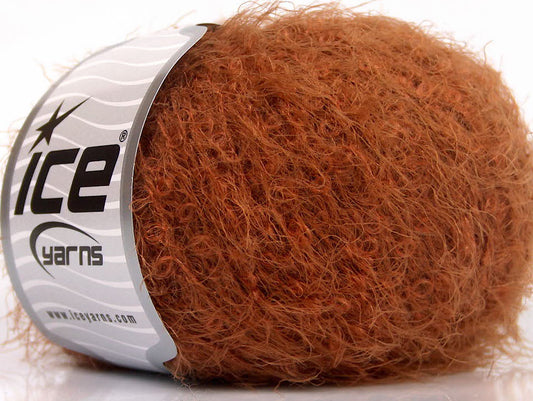 Lot of 8 Skeins ICE SALE WINTER (40% Wool) Hand Knitting Yarn Copper