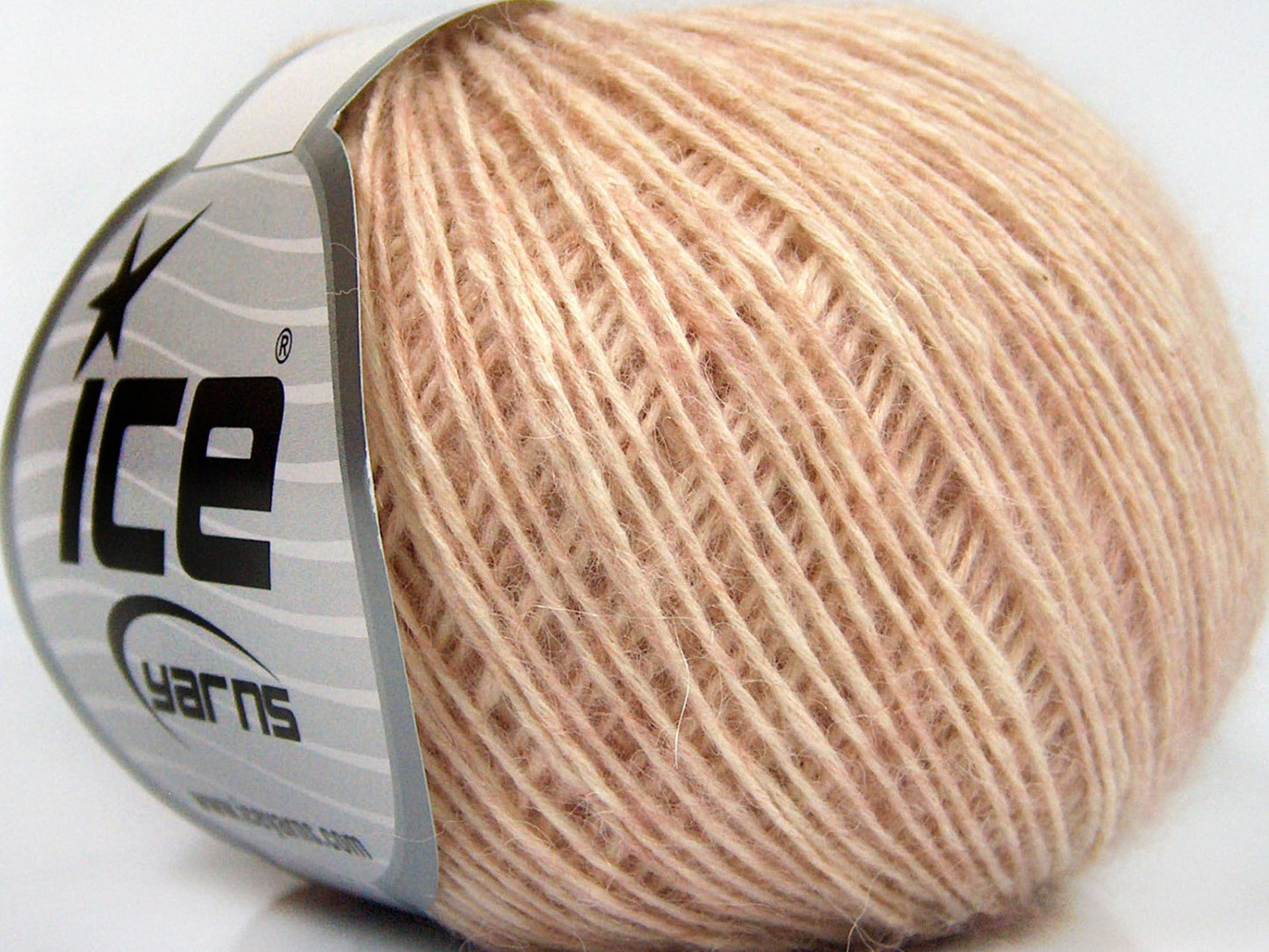 Lot of 8 Skeins Ice Yarns BABY ALPACA MERINO COTTON (22% Baby Alpaca 22% Extrafine Merino Wool) Yarn Light Pink