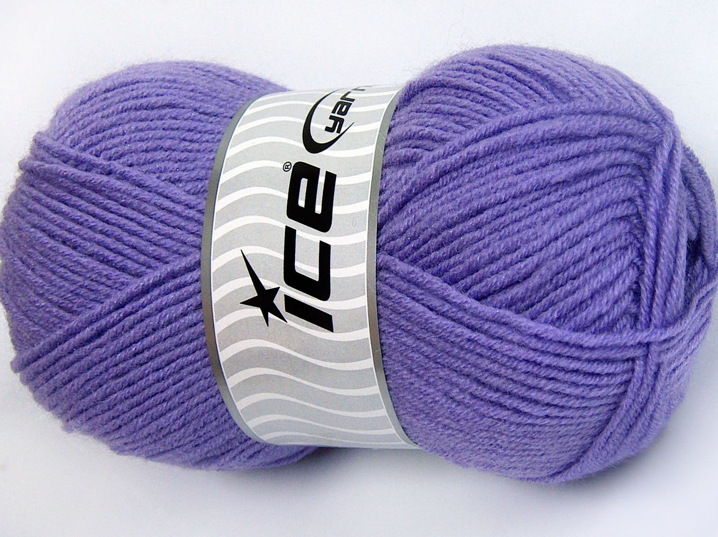 Lot of 4 x 100gr Skeins Ice Yarns FAVOURITE WOOL (50% Wool) Yarn Lilac