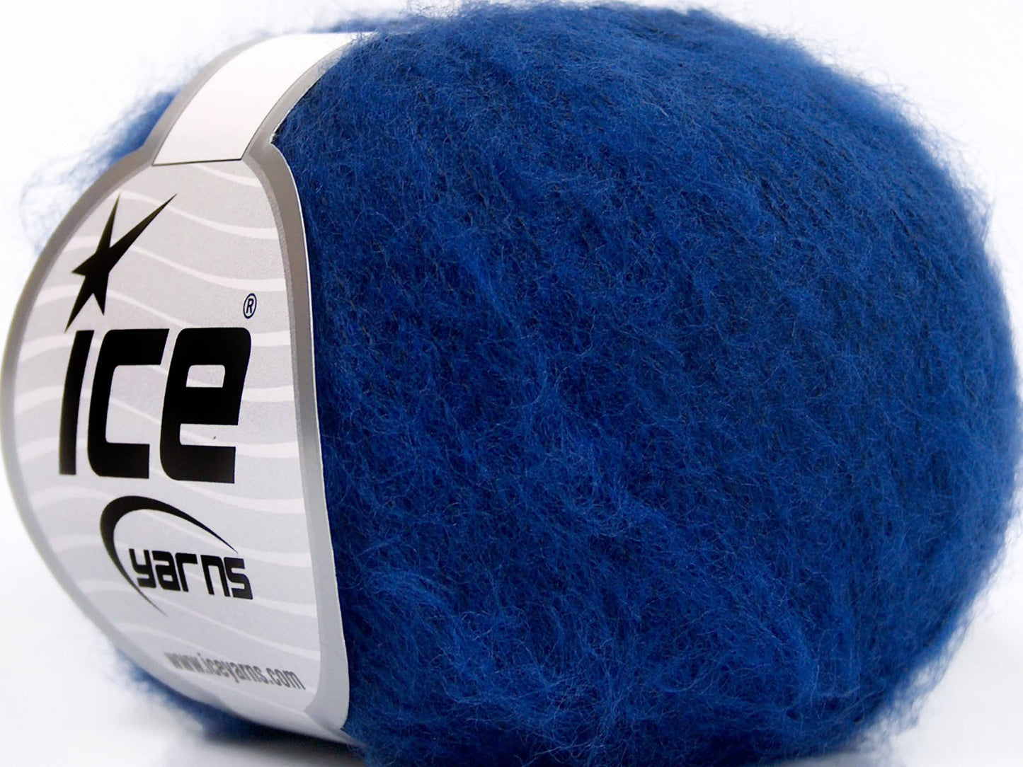 Lot of 10 Skeins Ice Yarns KID MOHAIR FINE (30% Kid Mohair) Yarn Dark Blue