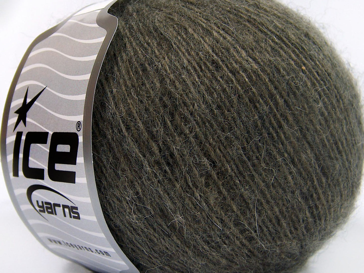 Lot of 8 Skeins Ice Yarns WOOL CORD SPORT (50% Wool) Yarn Dark Camel