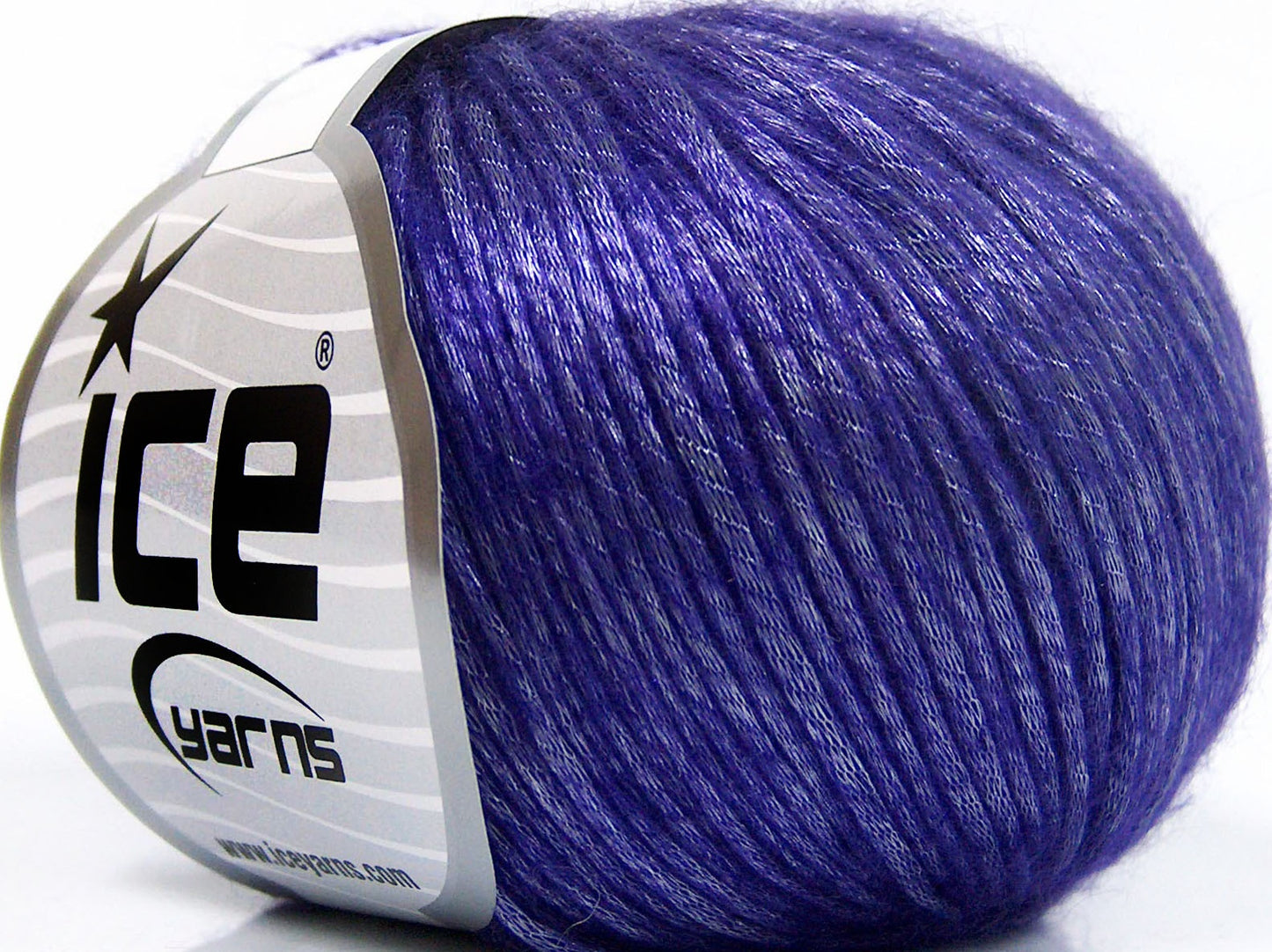 Lot of 8 Skeins Ice Yarns ROCKABILLY (67% Tencel) Hand Knitting Yarn Purple