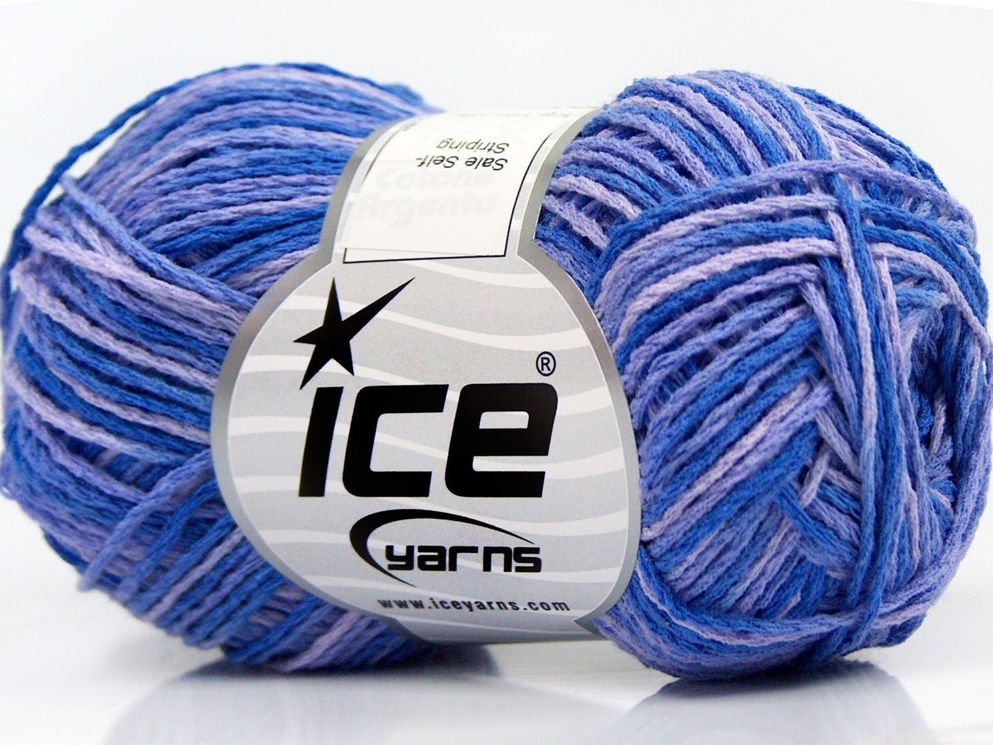 Lot of 8 Skeins Ice Yarns SALE SELF-STRIPING Hand Knitting Yarn Lilac Shades