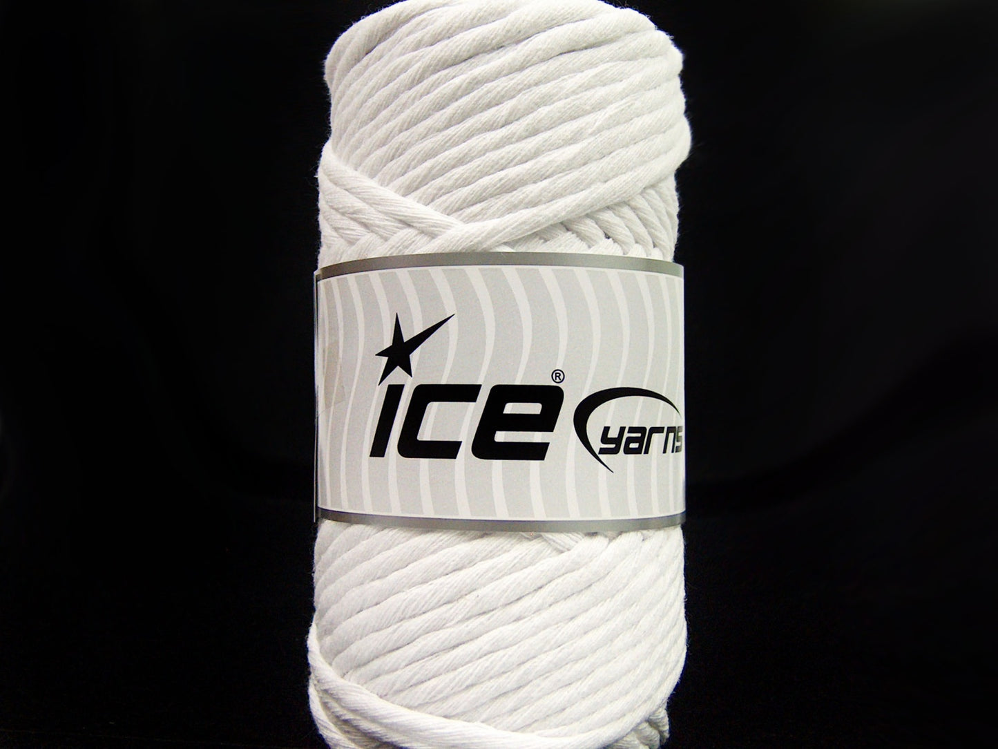 250 gr ICE YARNS NATURAL COTTON JUMBO (100% Cotton) Hand Knitting Yarn White