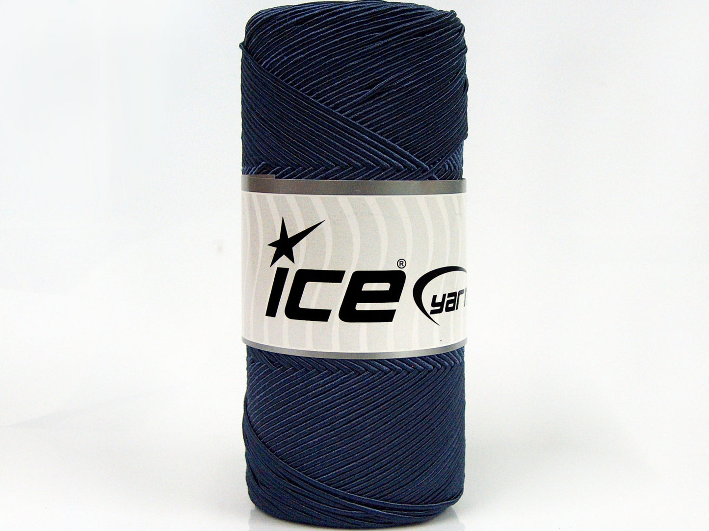 Lot of 2 x 200gr Skeins Ice Yarns SHINY COTTON (30% Cotton) Yarn Blue
