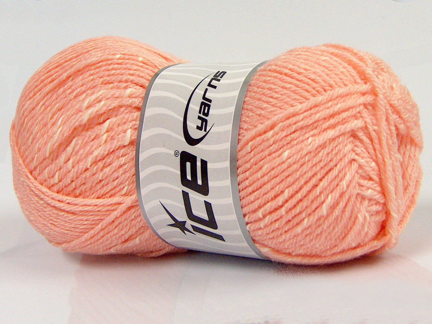 Lot of 4 x 100gr Skeins Ice Yarns NATURAL BABY (10% Bamboo 14% Cotton) Yarn Light Salmon Cream