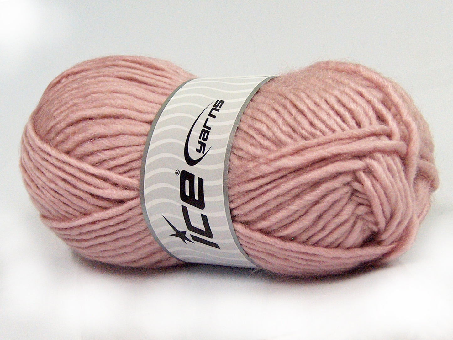 Lot of 4 x 100gr Skeins Ice Yarns MOHAIR BULKY (5% Mohair 10% Wool) Yarn Powder Pink