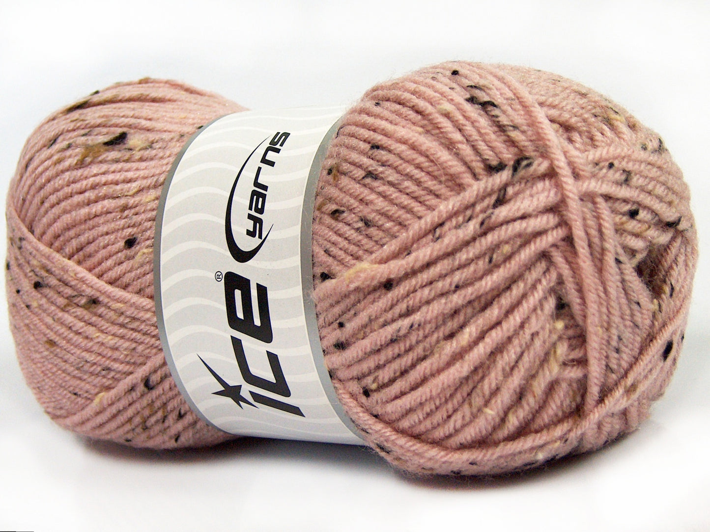 Lot of 4 x 100gr Skeins Ice Yarns SUPER TWEED (20% Wool 5% Viscose) Yarn Pink
