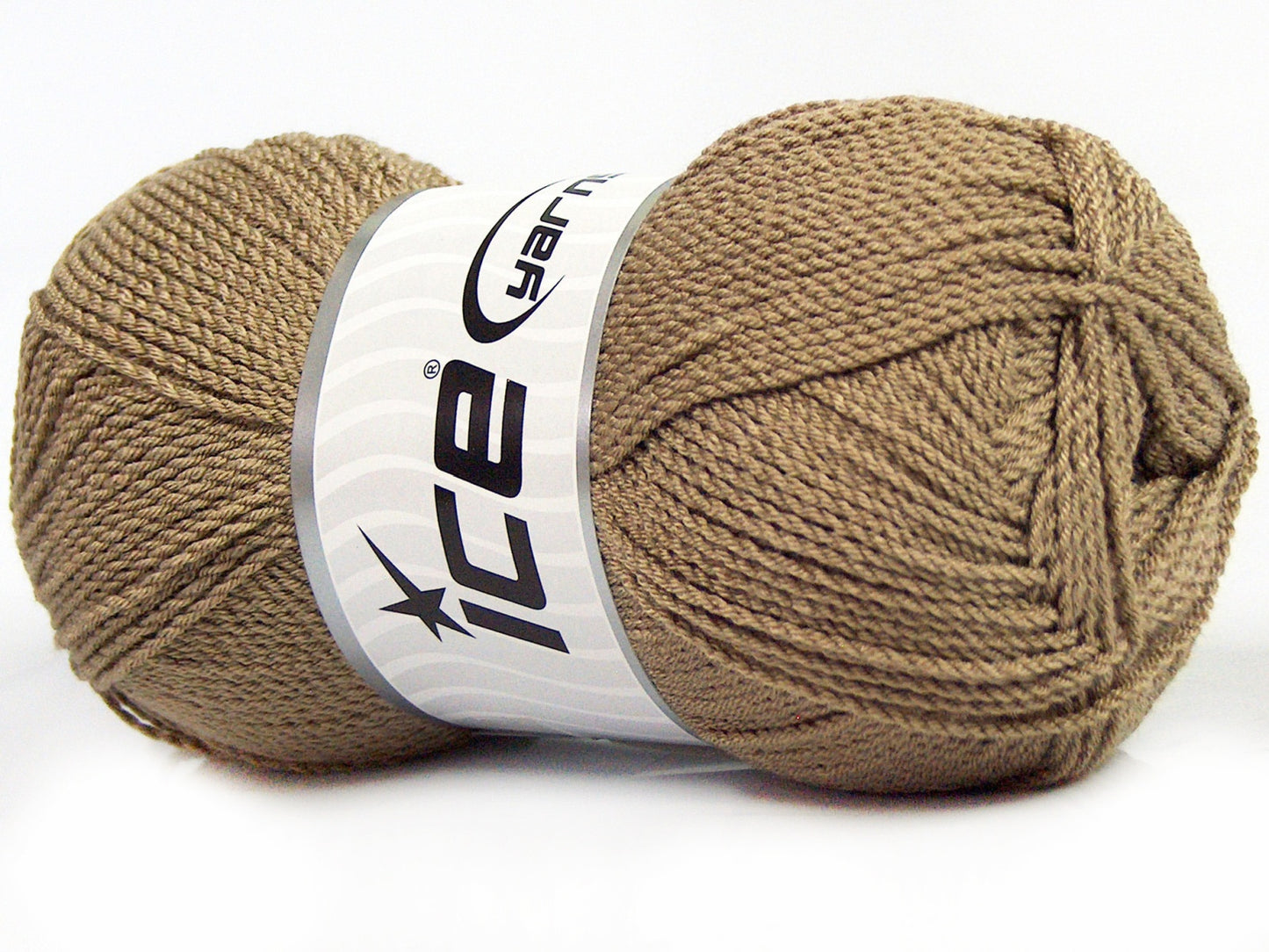 Lot of 4 x 100gr Skeins Ice Yarns WAYUU Hand Knitting Yarn Light Brown