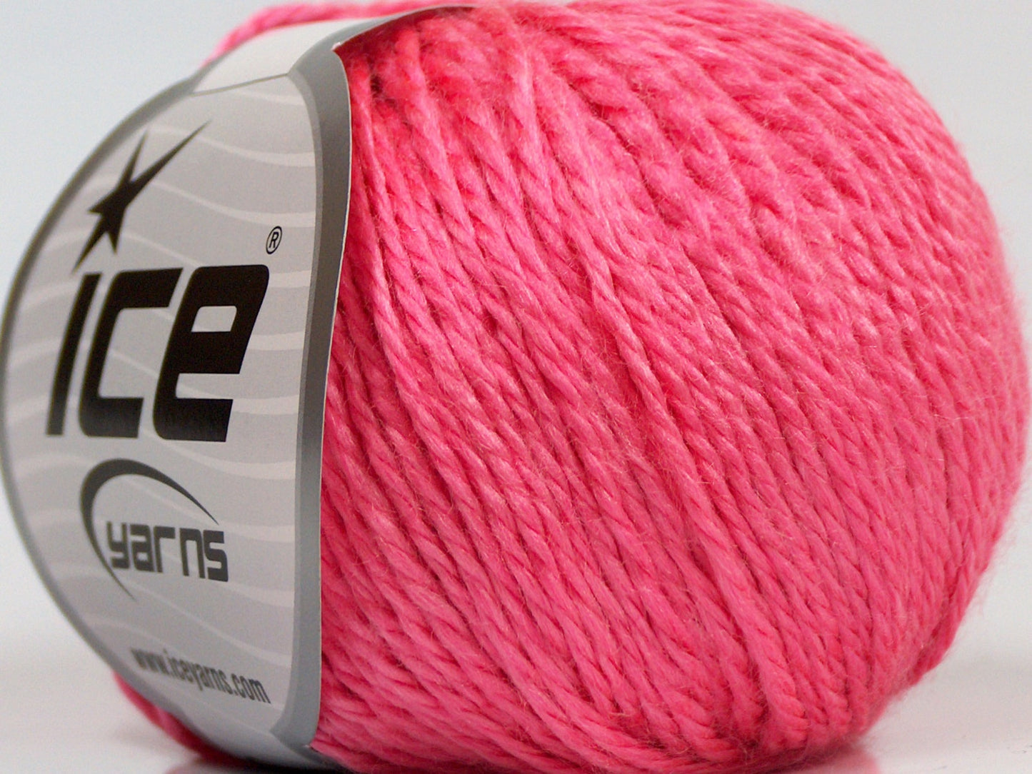 Lot of 8 Skeins Ice Yarns SALE PLAIN Hand Knitting Yarn Pink