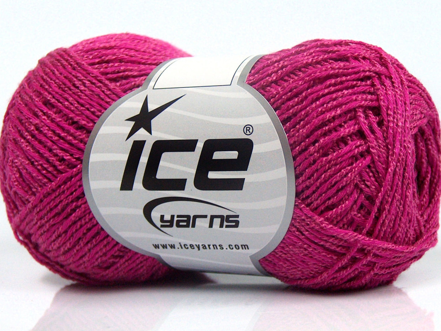 Lot of 8 Skeins Ice Yarns SALE SUMMER (30% Cotton) Hand Knitting Yarn Fuchsia