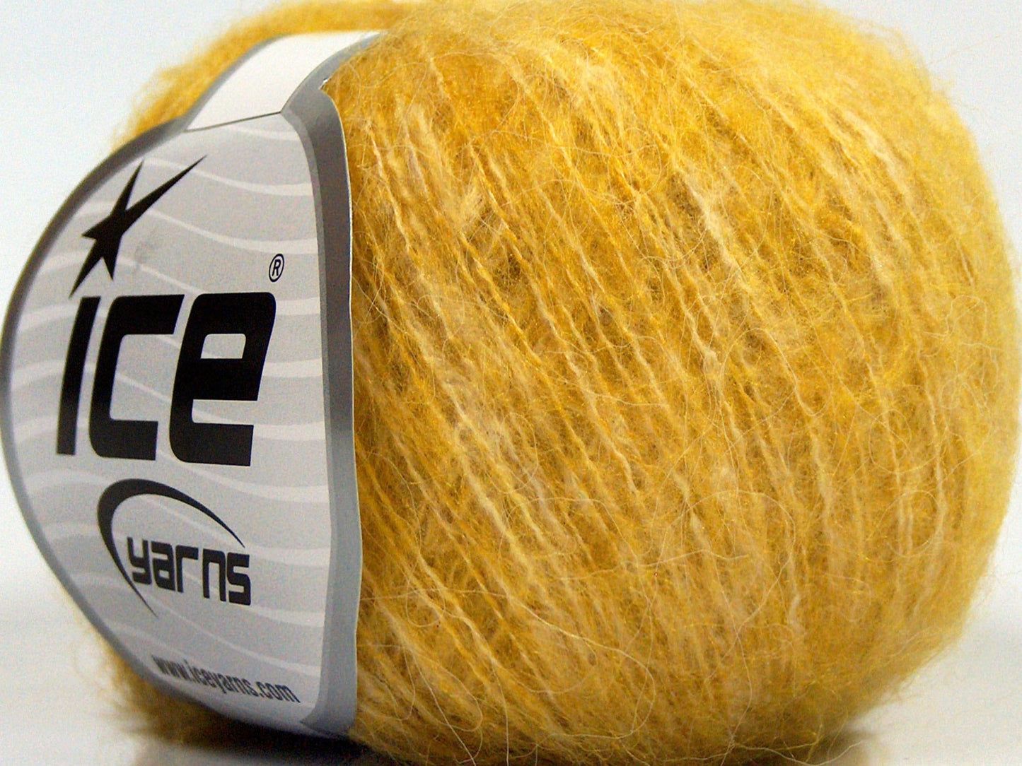 Lot of 10 Skeins Ice Yarns SALE WINTER (25% Wool 25% Cotton) Yarn Gold Melange