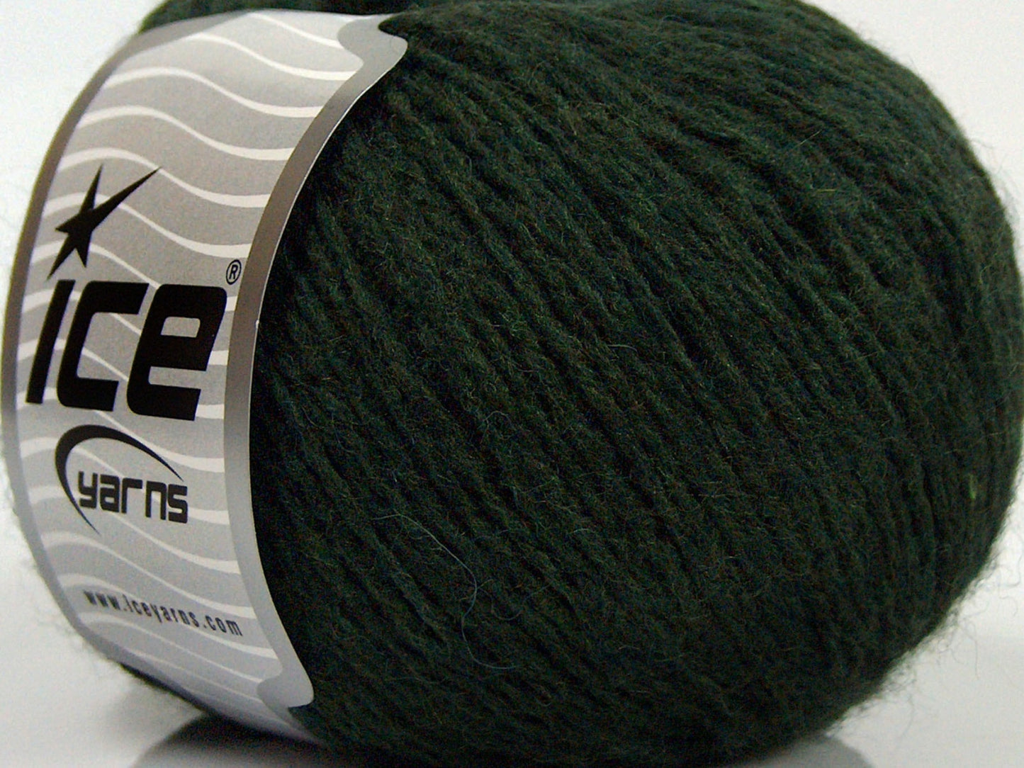 Lot of 8 Skeins Ice Yarns SALE WINTER (40% Wool) Hand Knitting Yarn Dark Khaki